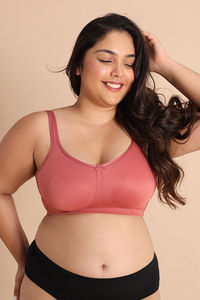 Zivame True Curv Single Layered Non Wired Full Coverage Lightweight Super Support Bra - Dusty Cedar — thumbnail 2